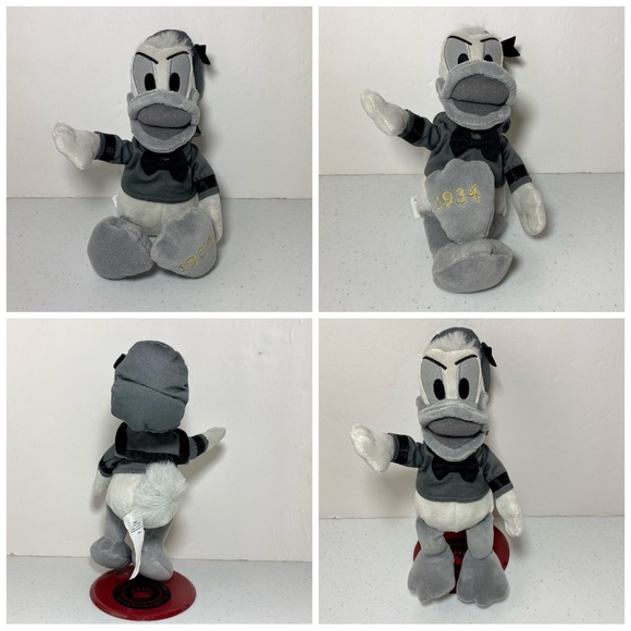 Retro Donald Duck Through The Years Bean Bag Plush Disney 2003 Set Of 5 mint - Picture 4 of 17